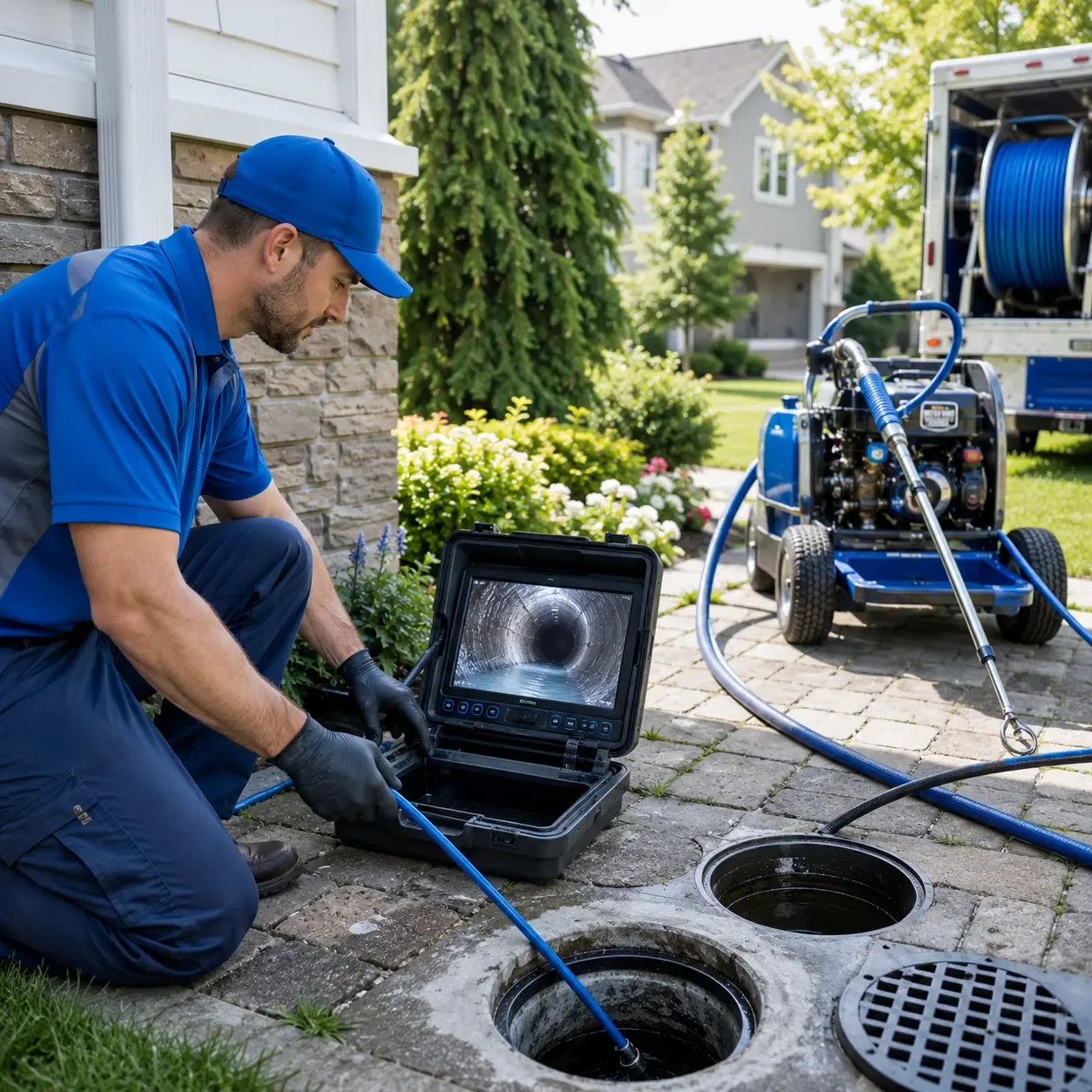 Outdoor drain cleaning professionals serving Grant Park, IL